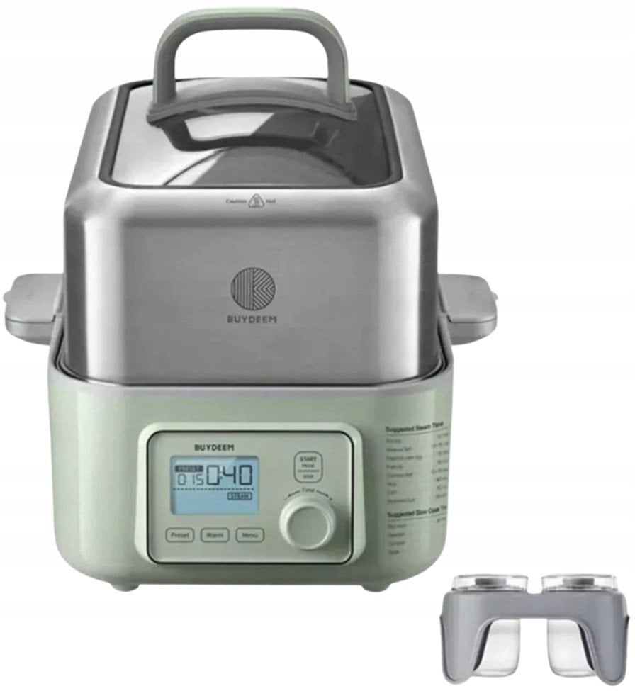 BUYDEEM Parowar 5L, model G564, kolor Cozy Greenish, EU