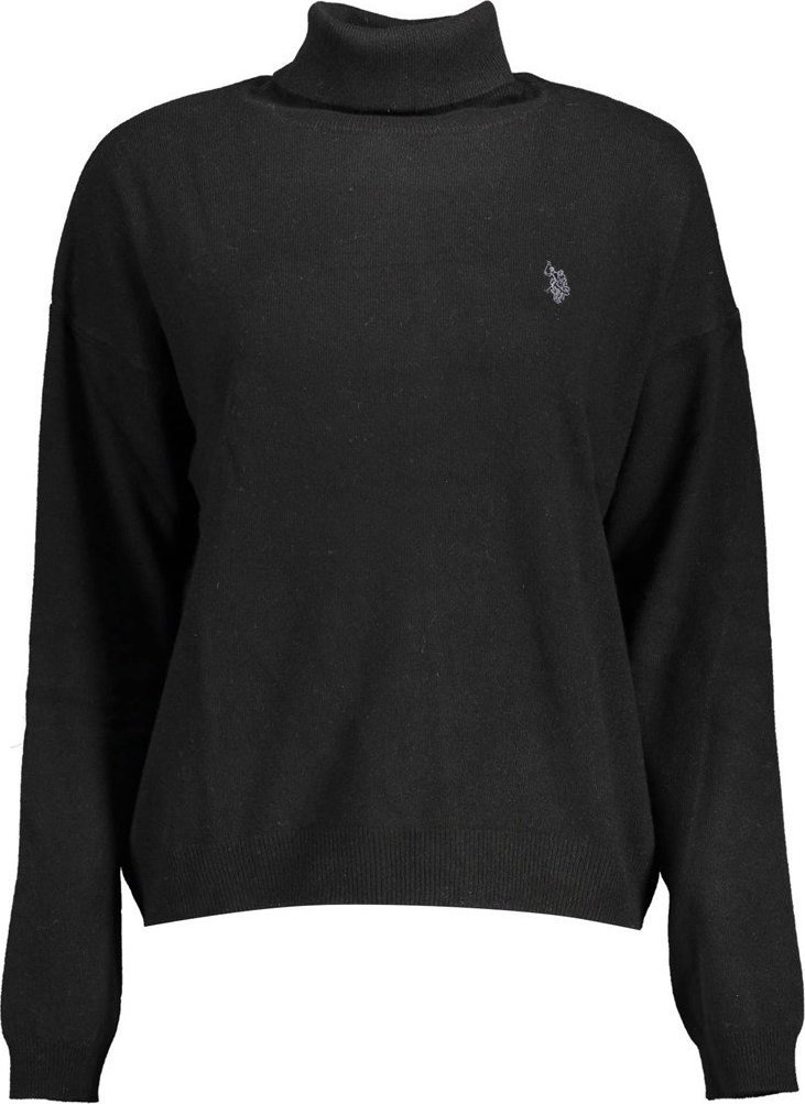 U.S. Polo CZARNA KOSZULKA POLO DAMSKA US L