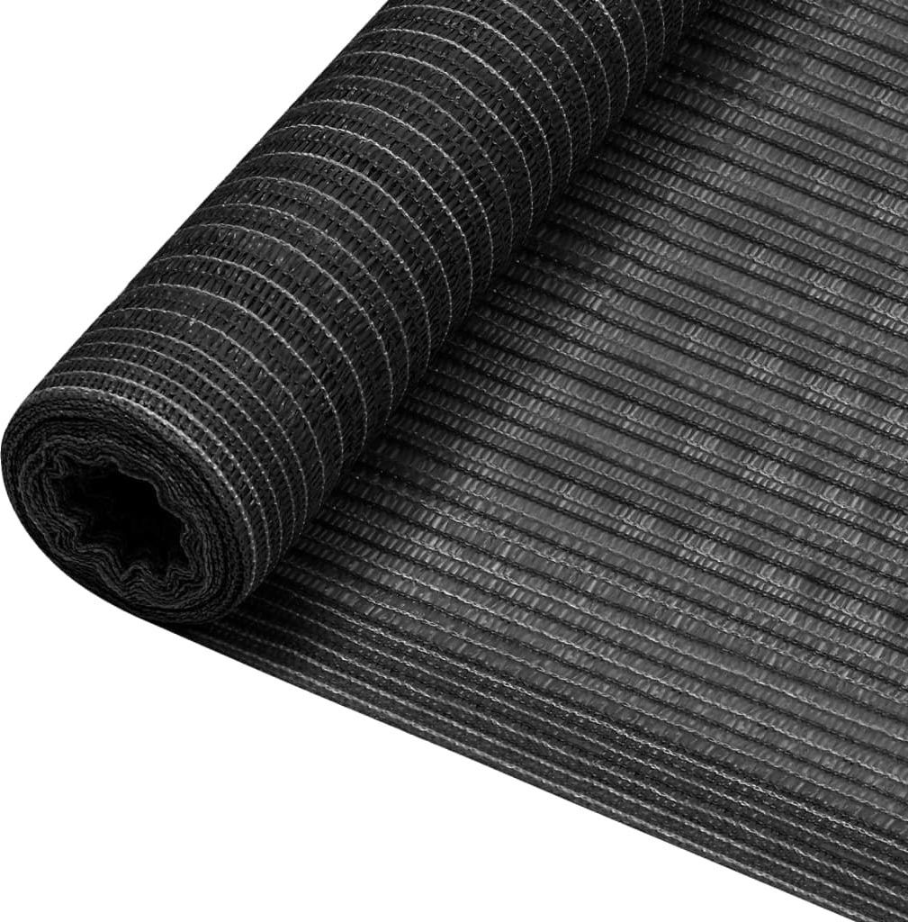 vidaXL Siatka cieniująca, antracytowa, 1,2x25 m, HDPE, 75 g/m
