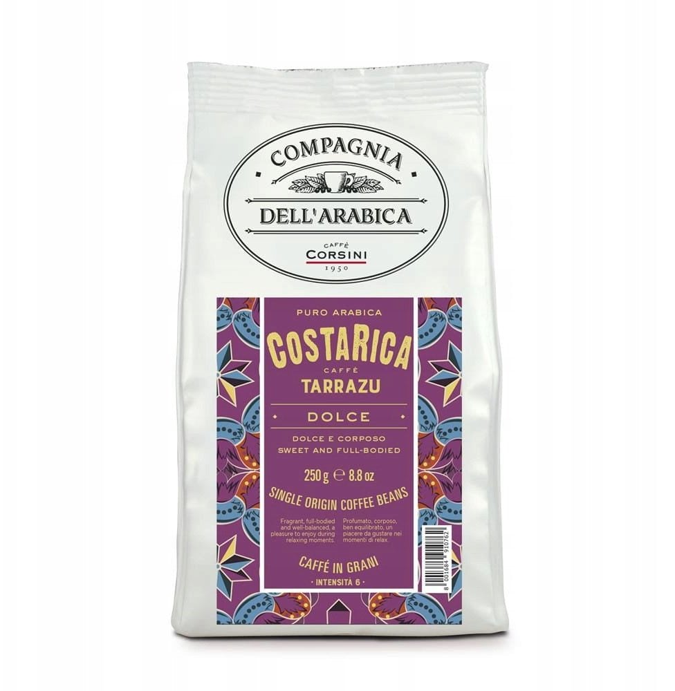 Kawa ziarnista Compagnia Dell'Arabica Costa Rica Tarrazu 250g