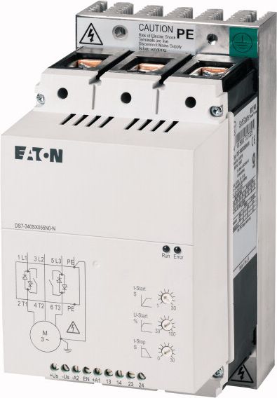 Eaton Softstart 3-fazowy 400VAC 41A 22kW/400V Uc 24V AC/DC DS7-340SX041N0-N 134916 (134916)