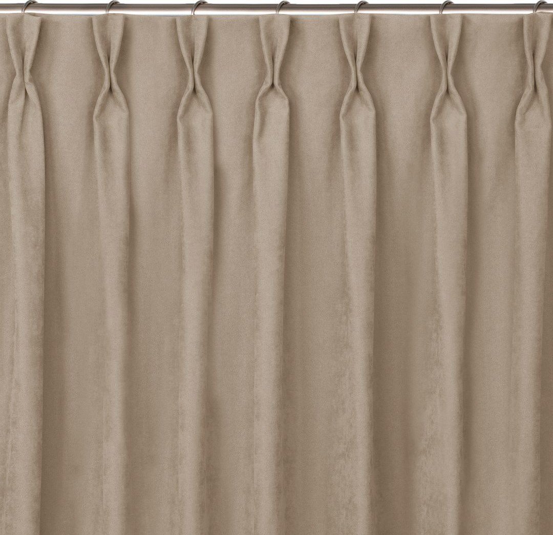 Homede Zasłona MILANA beżowy szenila 280x225 HOMEDE