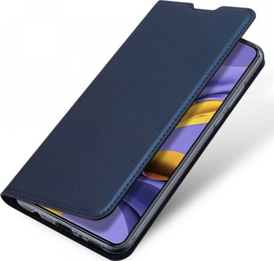 Dux Ducis Etui SAMSUNG GALAXY M51 z klapką Dux Ducis skórzane Skin Leather granatowe