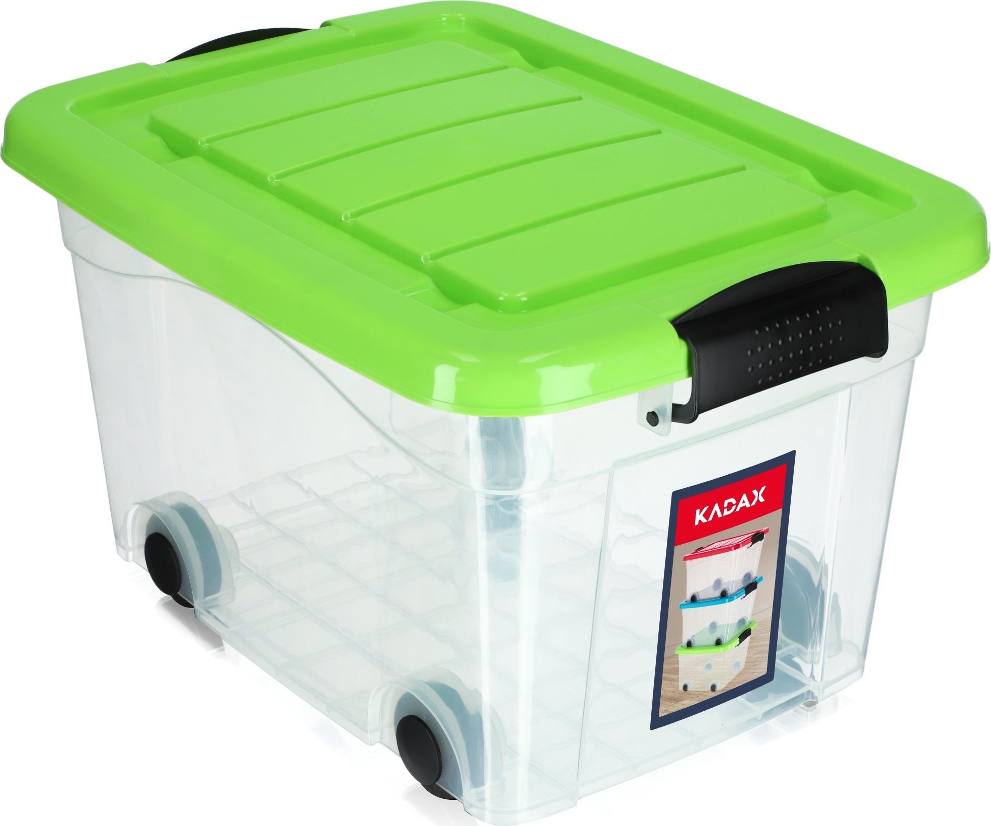 Kadax Pojemnik Pudełko Organizer Zabawki Na Kółkach 20L