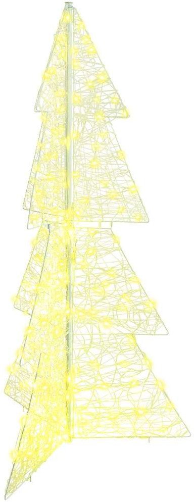 vidaXL Choinka z 160 diodami LED Ciepła biel 150 cm Akryl