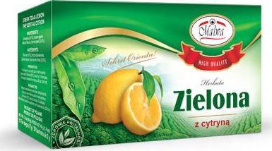 Malwa Herbata zielona + cytryna FIX 20*2g MALWA