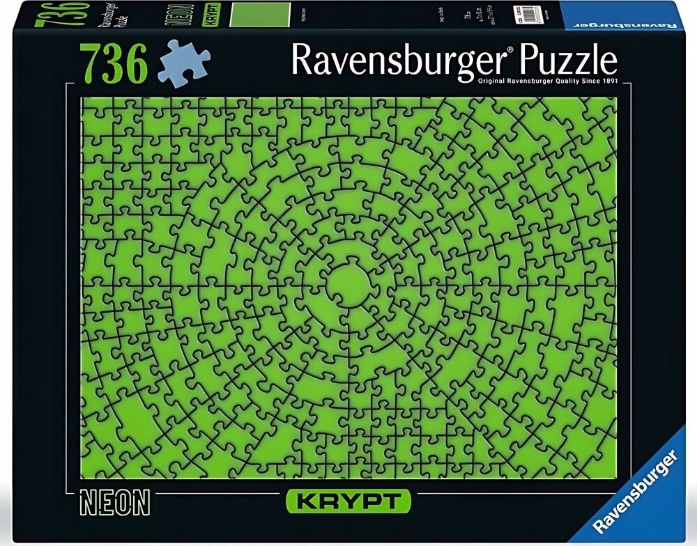 Ravensburger Puzzle Krypt Neon Zielony 736 elementów