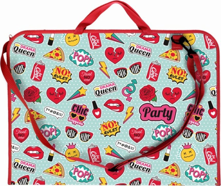 Biurfol Teczka rysunkowa A3 z paskiem rączką 3x38x52cm PP na rysunki