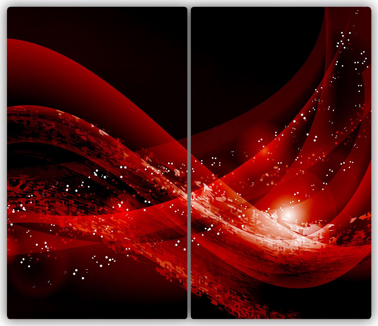 Deska do krojenia Tulup szklana Abstrakcyjne tło 4 52x30cm 2szt.