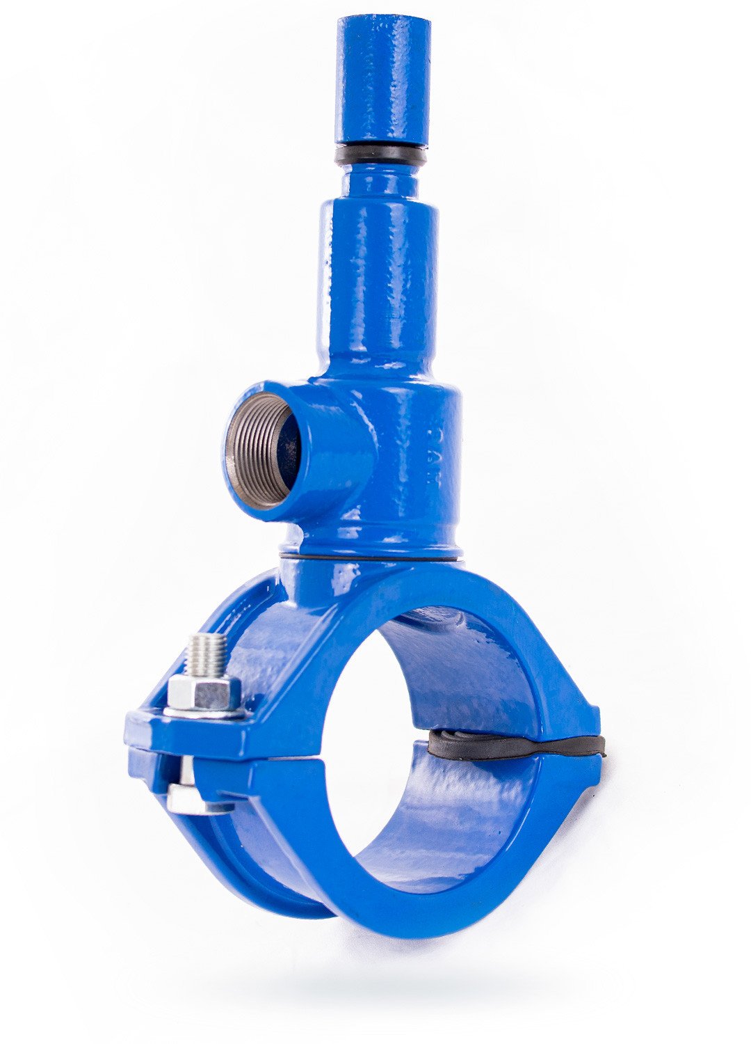 Nawiertka przyłączeniowa NP.-1 DN 90/40 do rur PVC/PE, o ściance do 11 mm, żeliwo szare GJL