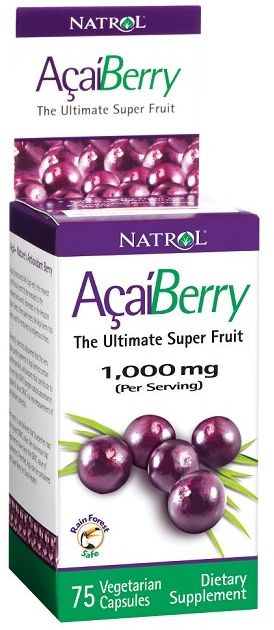NATROL Acai 1000mg 75 vcaps