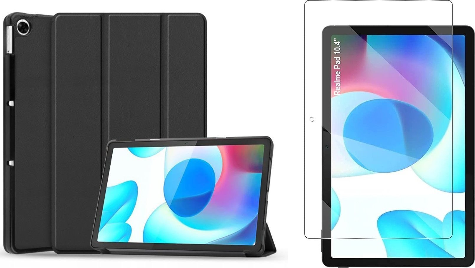 Etui na tablet Braders Etui z Klapką SmartCase + Szkło Hartowane do Realme Pad 10.4