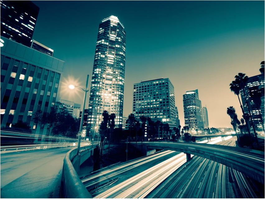 DecoNest Fototapeta - Ulice Los Angeles - 300X231