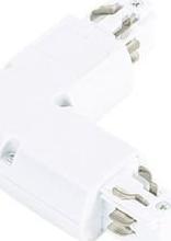 Italux 4 phase track - L joint - white TR-L-JOINT-WH