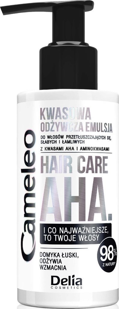 Cameleo Hair Care AHA Kwasowa Odżywcza Emulsja do włosów 150ml