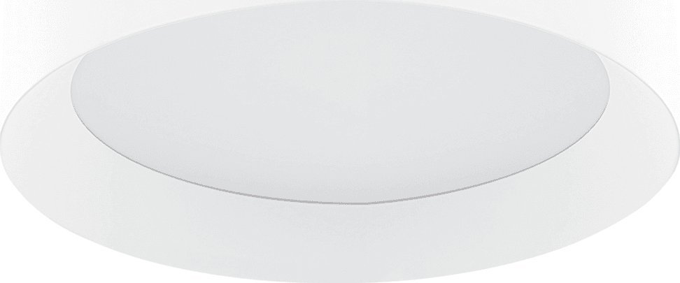 Lampa sufitowa Beliani Lampa sufitowa LED metalowa biała LOEI