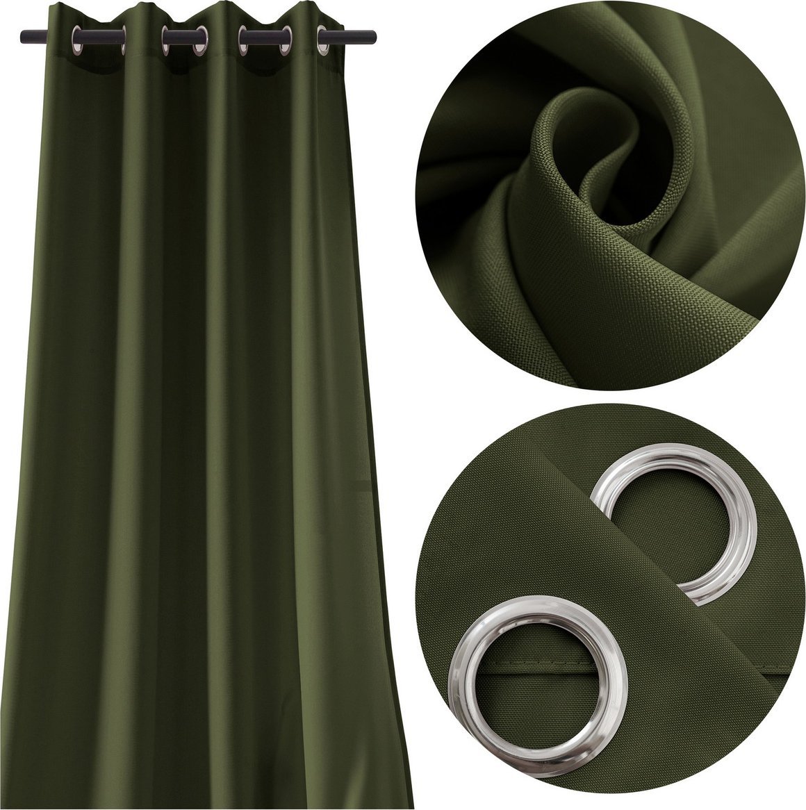 LOZKOHOLICY.PL Sp.z o.o. Sp. K. Zasłona 140 x 250 Dekoracyjna Jednolita Leoni 05 P