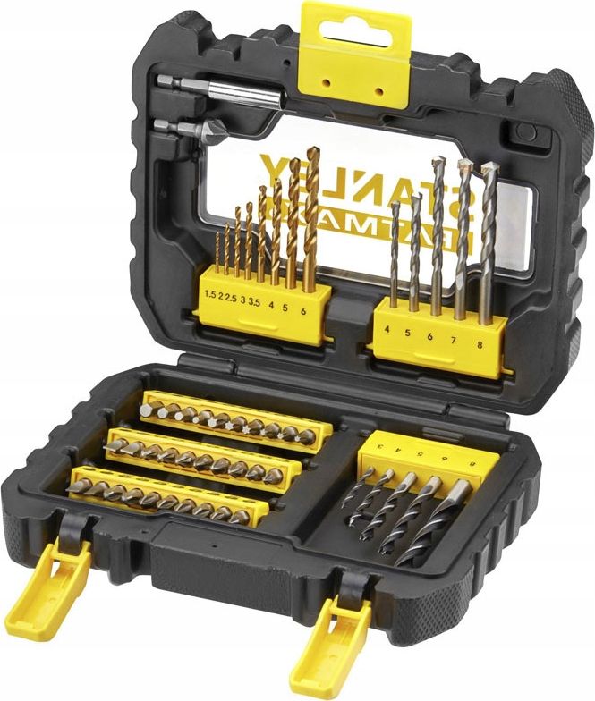 Stanley zestaw 50 sztuk końcówki+wiertła (STA88542-XJ)