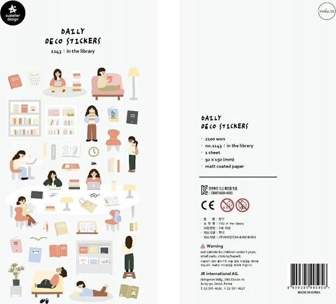 Centrum Naklejki ozdobne W bibliotece