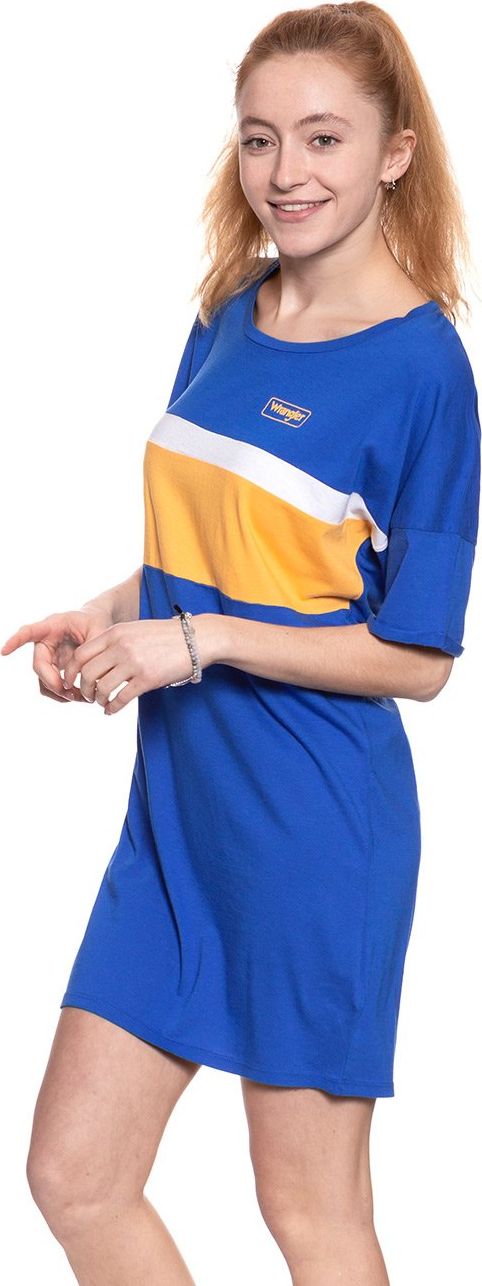 Wrangler WRANGLER B&Y TEE DRESS NAUTICAL BLUE W902LF6V2 XS