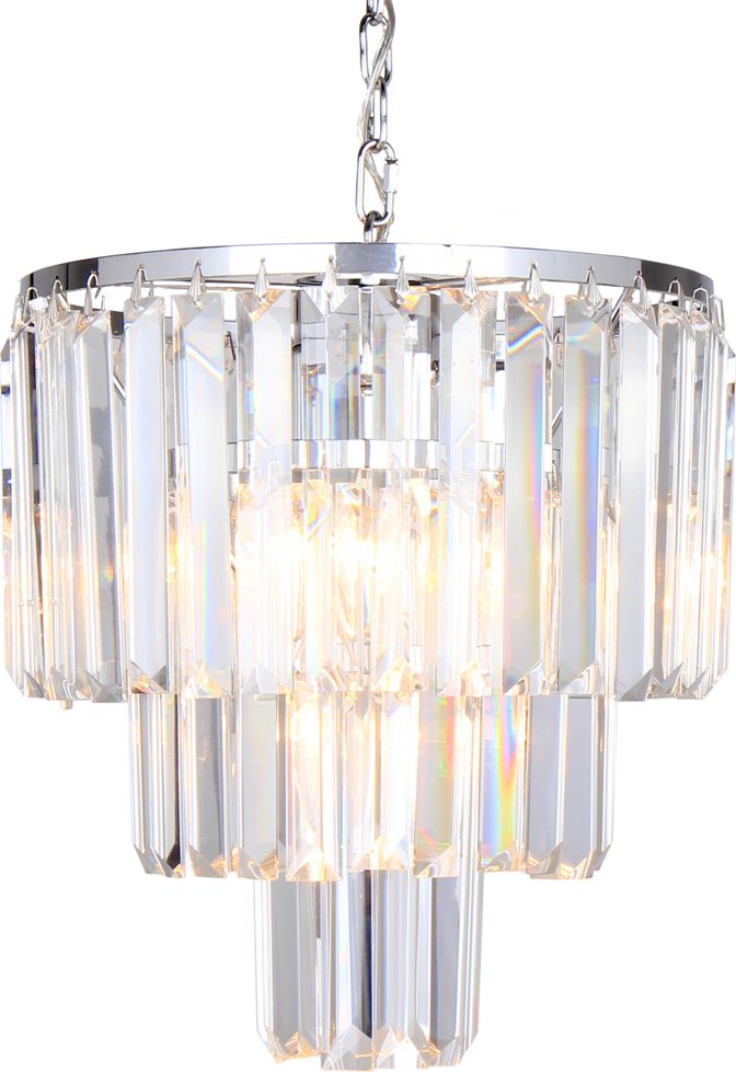 Lampa wisząca Selsey SELSEY Lampa wisząca Formello srebrna 94 cm