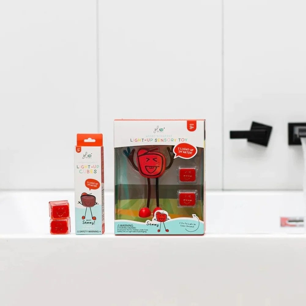 Seba/FR Skates Glo Pals, Kostki sensoryczne świecące w wodzie - Sammy, 4 szt.