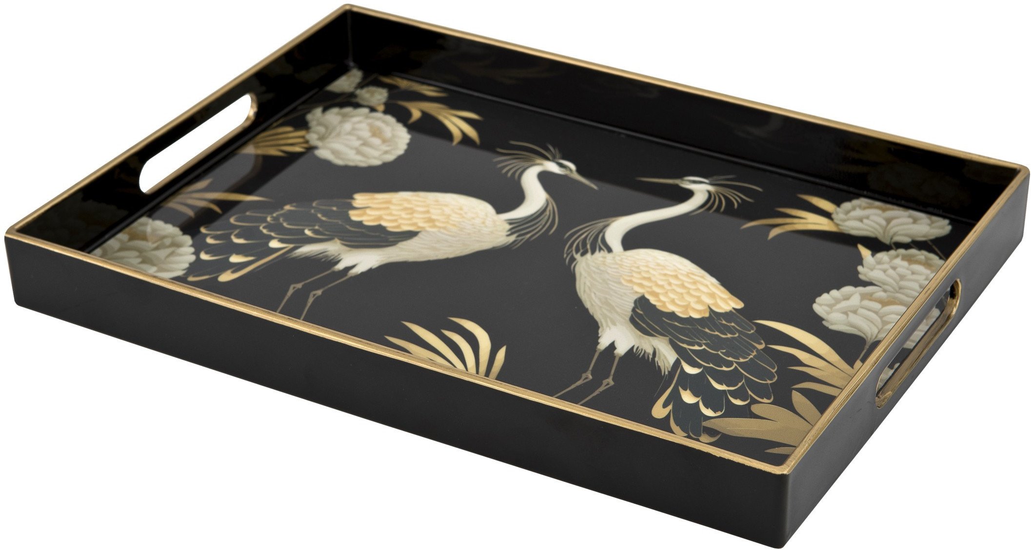 Taca dekoracyjna 35x25x3,5 cm Pawie mała 172021