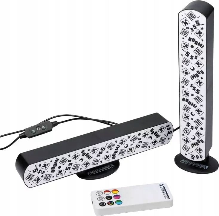 Paladone PALADONE Zestaw 2 lampek Minecraft z kontrolerem bezprzedowym