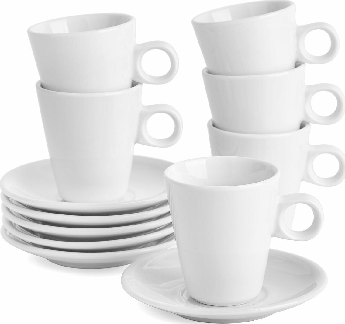 Tadar Zestaw filiżanek 6szt. do espresso 90ml