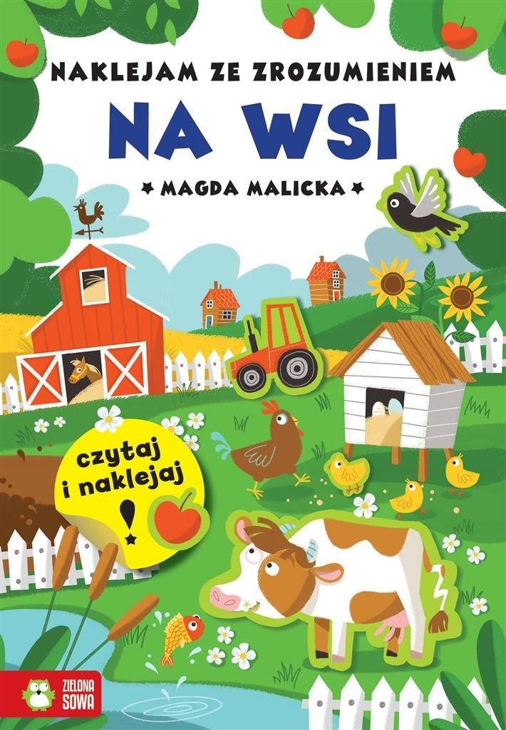 Zielona Sowa Naklejam ze zrozumieniem. Na wsi