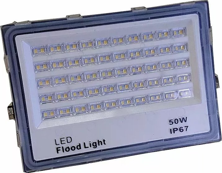 Naświetlacz Tech-Led Halogen Led 50W/230V ultra cienki IP65 slim barwa neutralna 5000K Halogen Led 50W/230V ultra cienki IP65 slim barwa neutralna 500