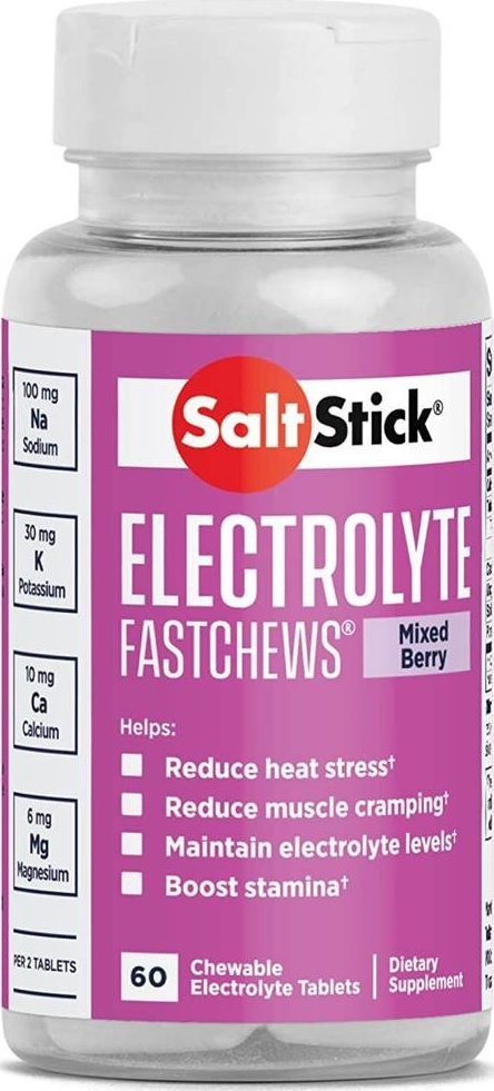 SaltStick Elektrolityczne Pastylki do ssania SaltStick - 60 szt Smak jagodowy Uniwersalny