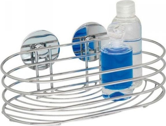 Koszyk prysznicowy Dekoracja domu prostokątny chrom (twm_919809)