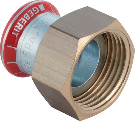 Geberit Śrubunek Mapress C-Stahl przejściowy do zaworów GW 18mm x 3/4" (25033)