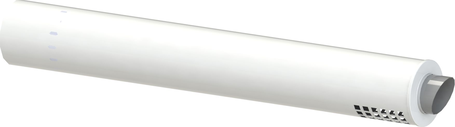 Concept Poziome wyprowadzenie przez ścianę zewnętrzną lub dach skośny dla systemu powietrzno-spalinowego 80/125 (F90636080/125)