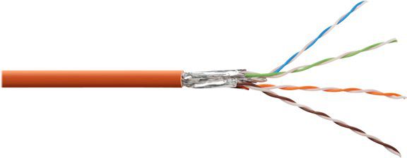 Digitus Kabel instalacyjny S-FTP, PIMF, CAT7, LSOH, 500m, pomarańczowy (DK-1743-VH-5)