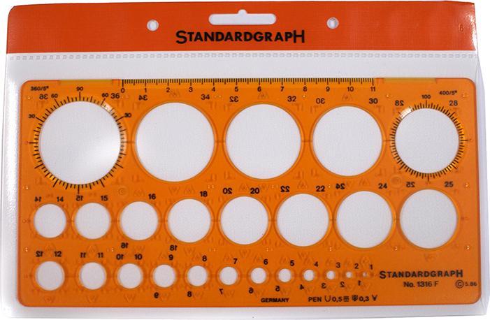 Standardgraph Szablon 1316F Standardgraph koła
