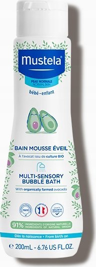 MUSTELA_Bebe Awakening Foam Bath płyn bąbelkowa kąpiel 750ml