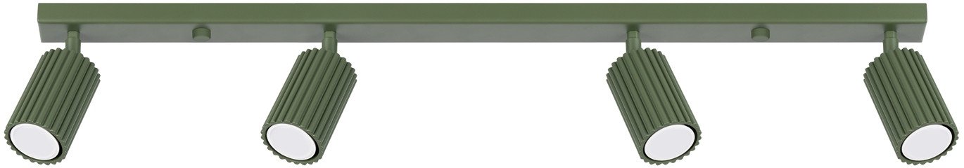 Plafon Karbon 4L Zielony Oliwkowy Gu10 Max 10W Ledw Sollux Lighting