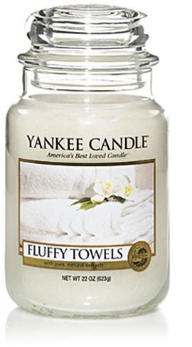 Yankee Candle Large Jar duża świeczka zapachowa Fluffy Towels 623g