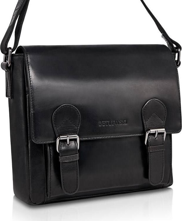 Betlewski BETLEWSKI Skórzana torba męska VINTAGE