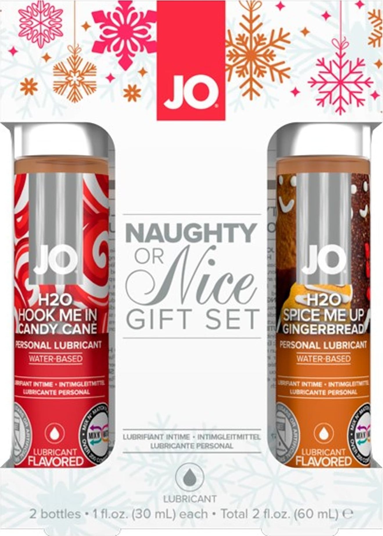 System JO Zestaw lubrykantów Naughty or Nice 2x30ml System JO