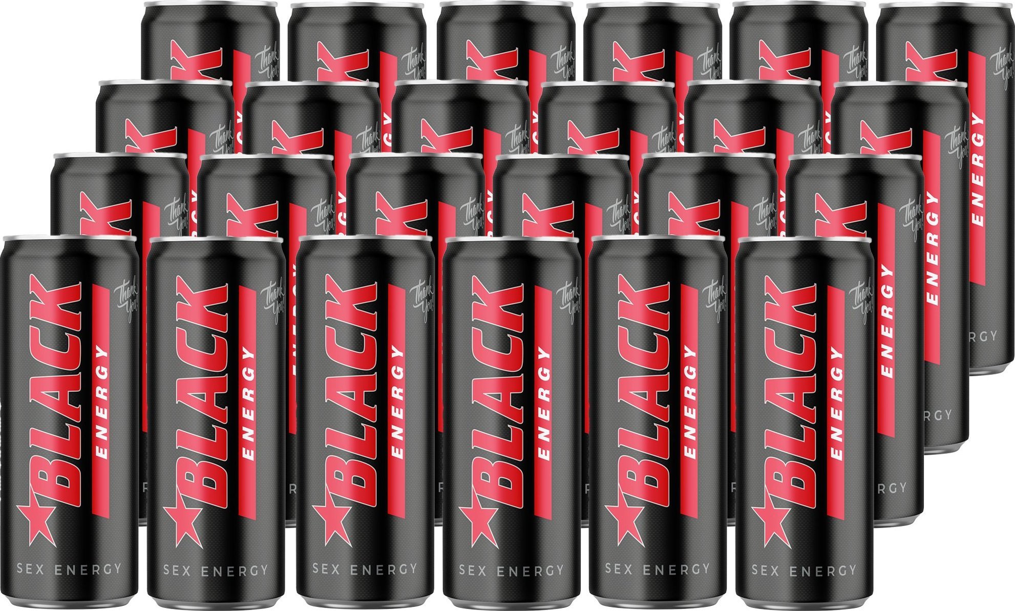 Black Black Sex Energy Gazowany napój energetyzujący 250 ml x 24 sztuk