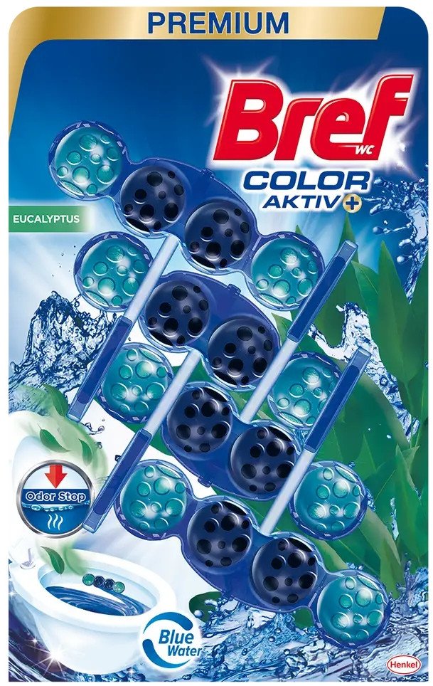 CLEANER-FRESHENER WC EUCALYPTUS 4X50G