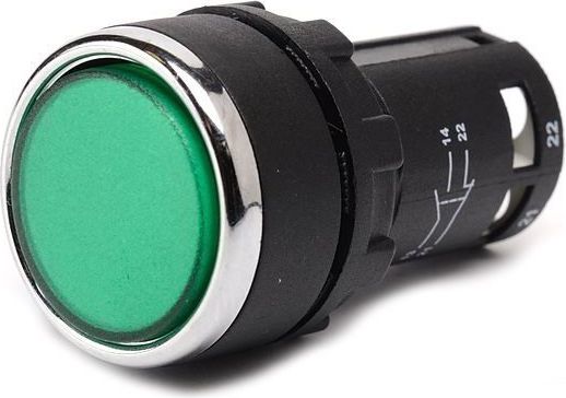 Emas Przycisk sterowniczy monoblok zielony (T0-MB100DY)