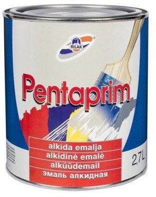 Rilak ALKYD ENAMEL PAINT PENTAPRIM 2,7L VALGE