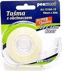 Taśma biurowa z obcinaczem 19mmx33m