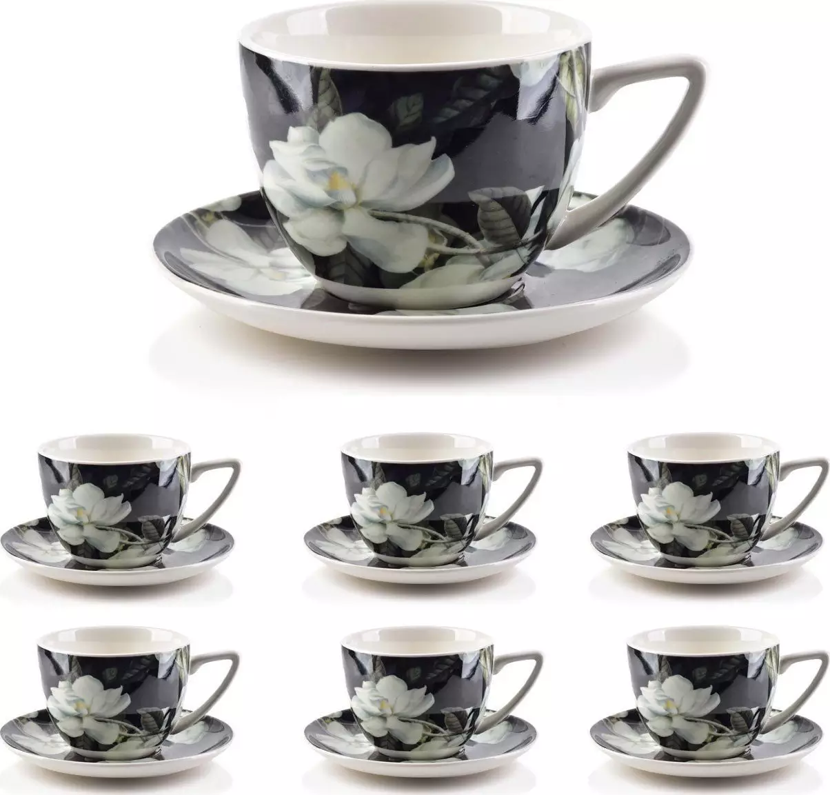 Mondex Komplet 6 filiżanek Ayla Vanille 250ml