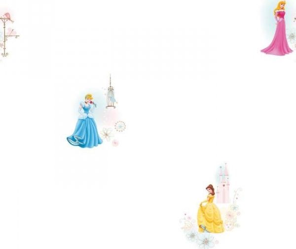 decofun Tapeta Princess II biała