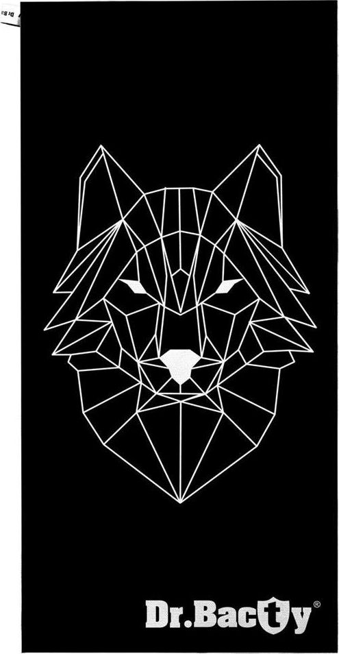 Dr.Bacty Ręcznik treningowy Dr.Bacty XL 70 x 140 cm Wilk uniwersalny